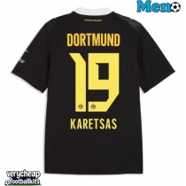 Borussia Dortmund Konstantinos Karetsas #19 Replica Away Shirt 2026-27 Short Sleeve